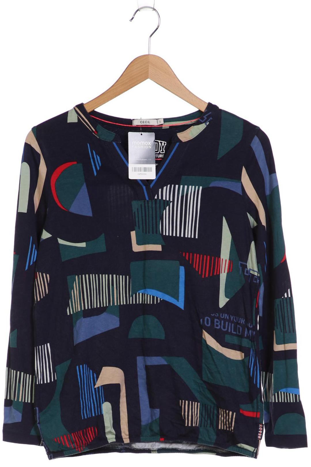 

Cecil Damen Langarmshirt, marineblau, Gr. 36