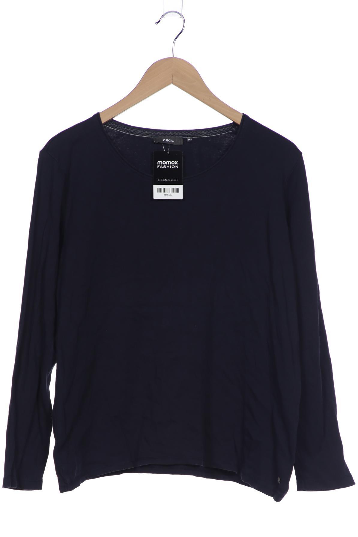 

Cecil Damen Langarmshirt, marineblau, Gr. 46
