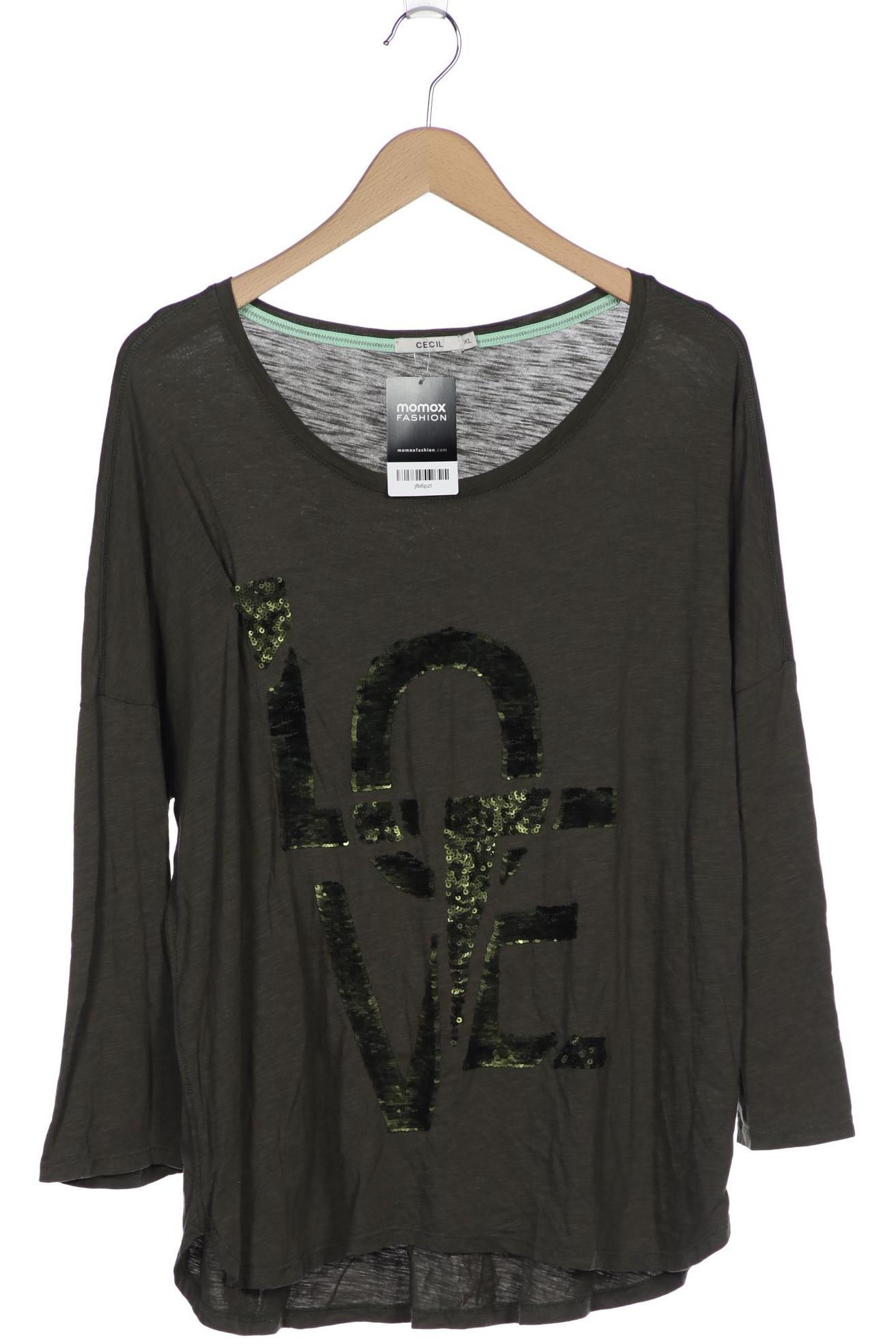 

CECIL Damen Langarmshirt, grün