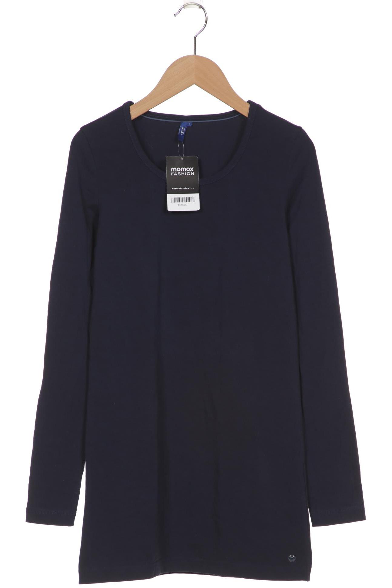 

Cecil Damen Langarmshirt, marineblau, Gr. 36