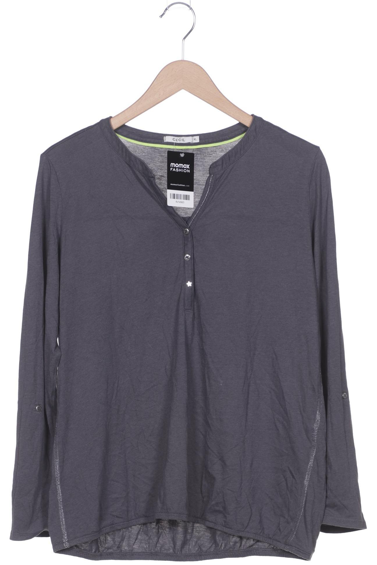 

Cecil Damen Langarmshirt, grau, Gr. 44