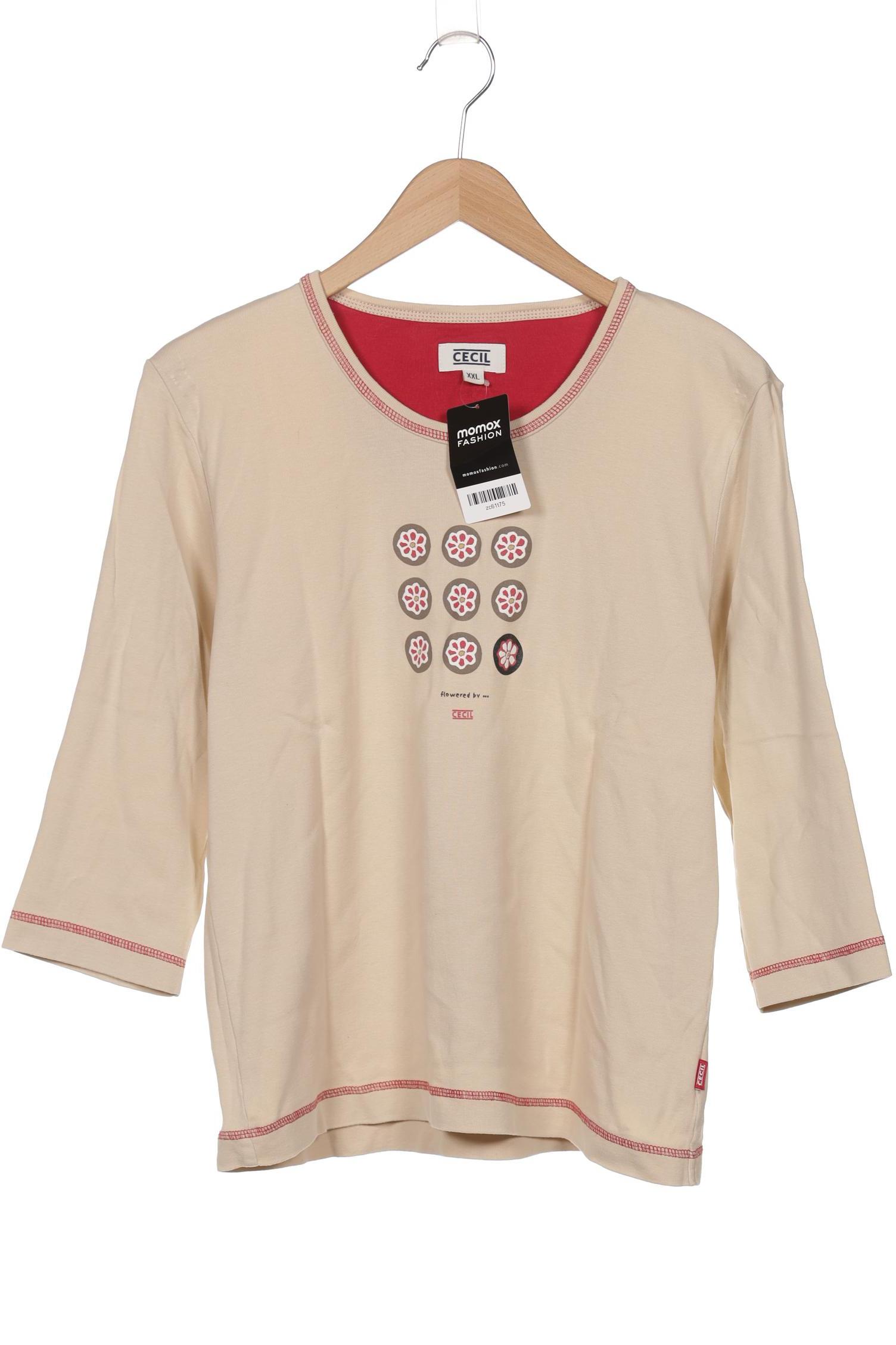 

Cecil Damen Langarmshirt, beige, Gr. 46