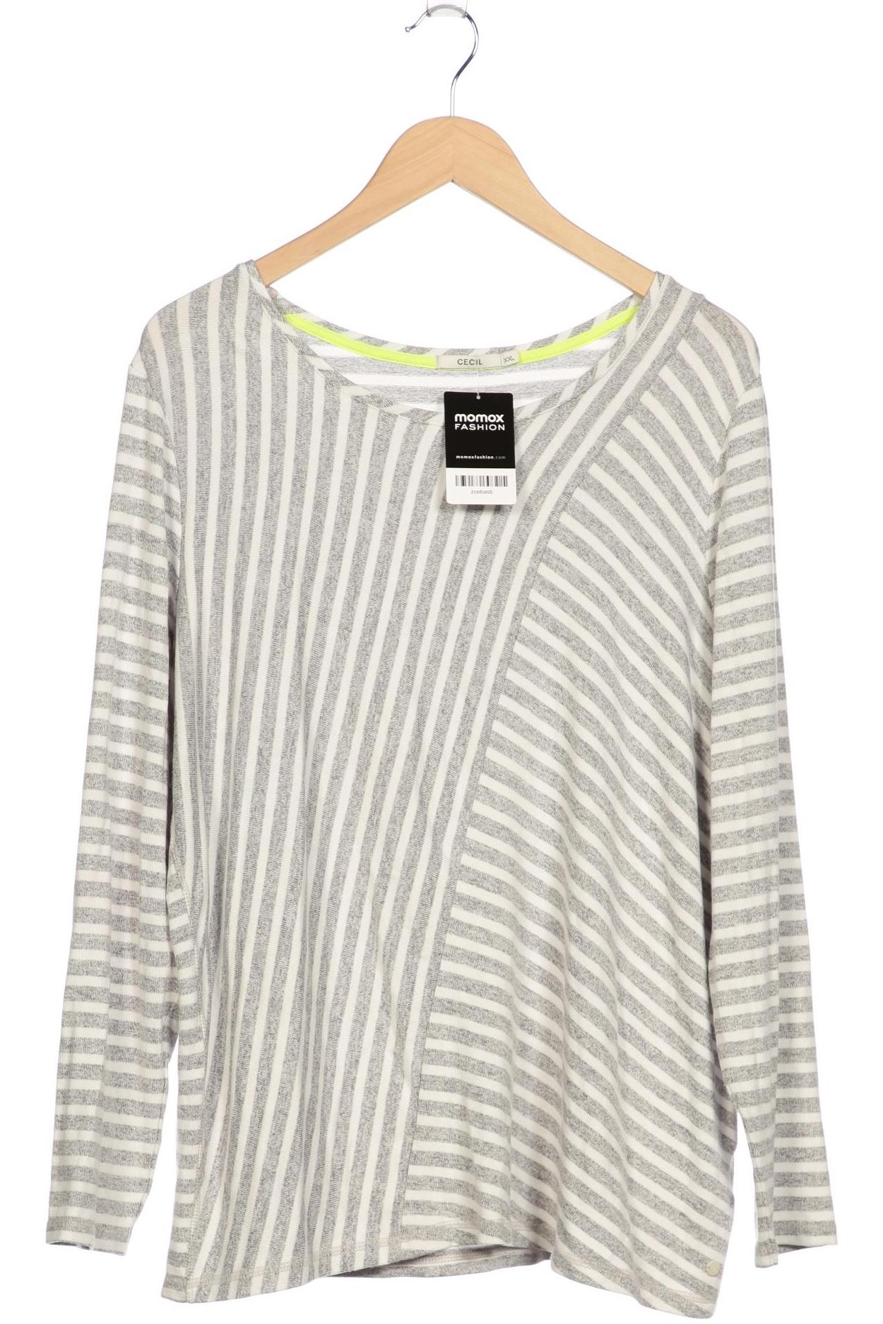 

Cecil Damen Langarmshirt, grau, Gr. 46