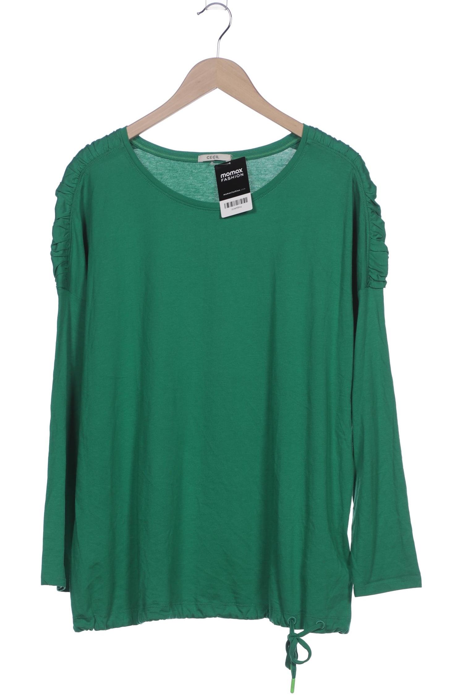 

Cecil Damen Langarmshirt, grün, Gr. 46