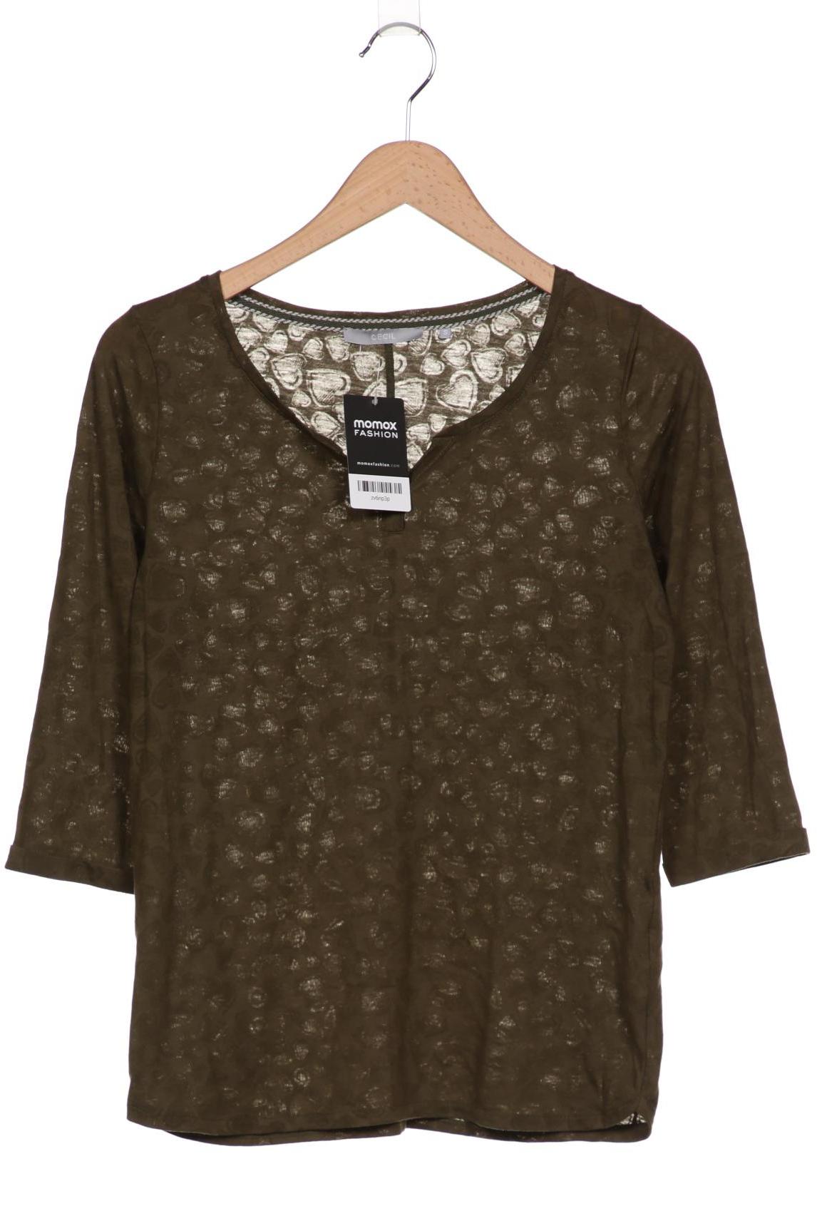 

Cecil Damen Langarmshirt, grün, Gr. 36