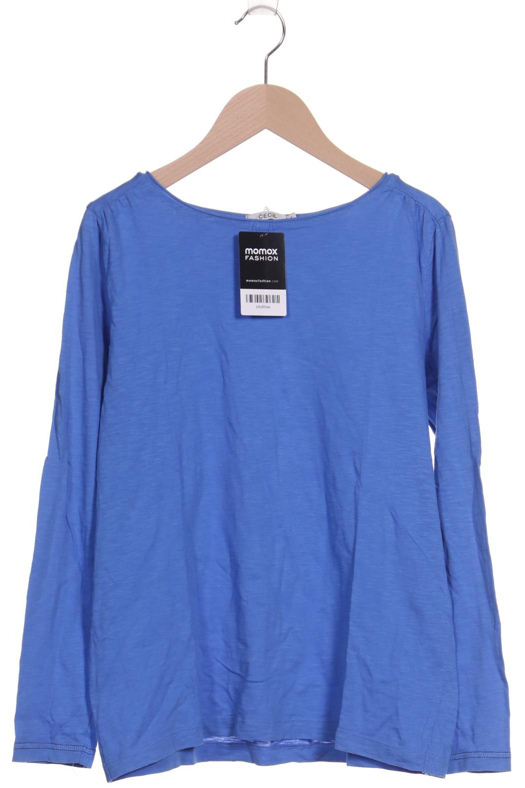 

Cecil Damen Langarmshirt, blau, Gr. 36