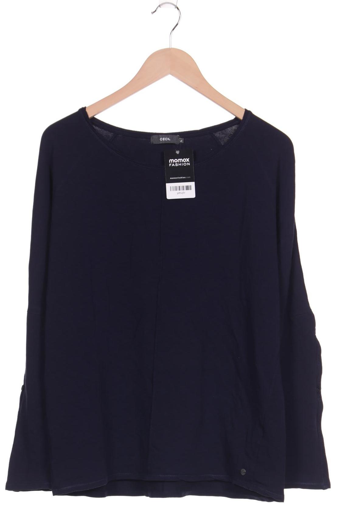 

Cecil Damen Langarmshirt, marineblau, Gr. 42