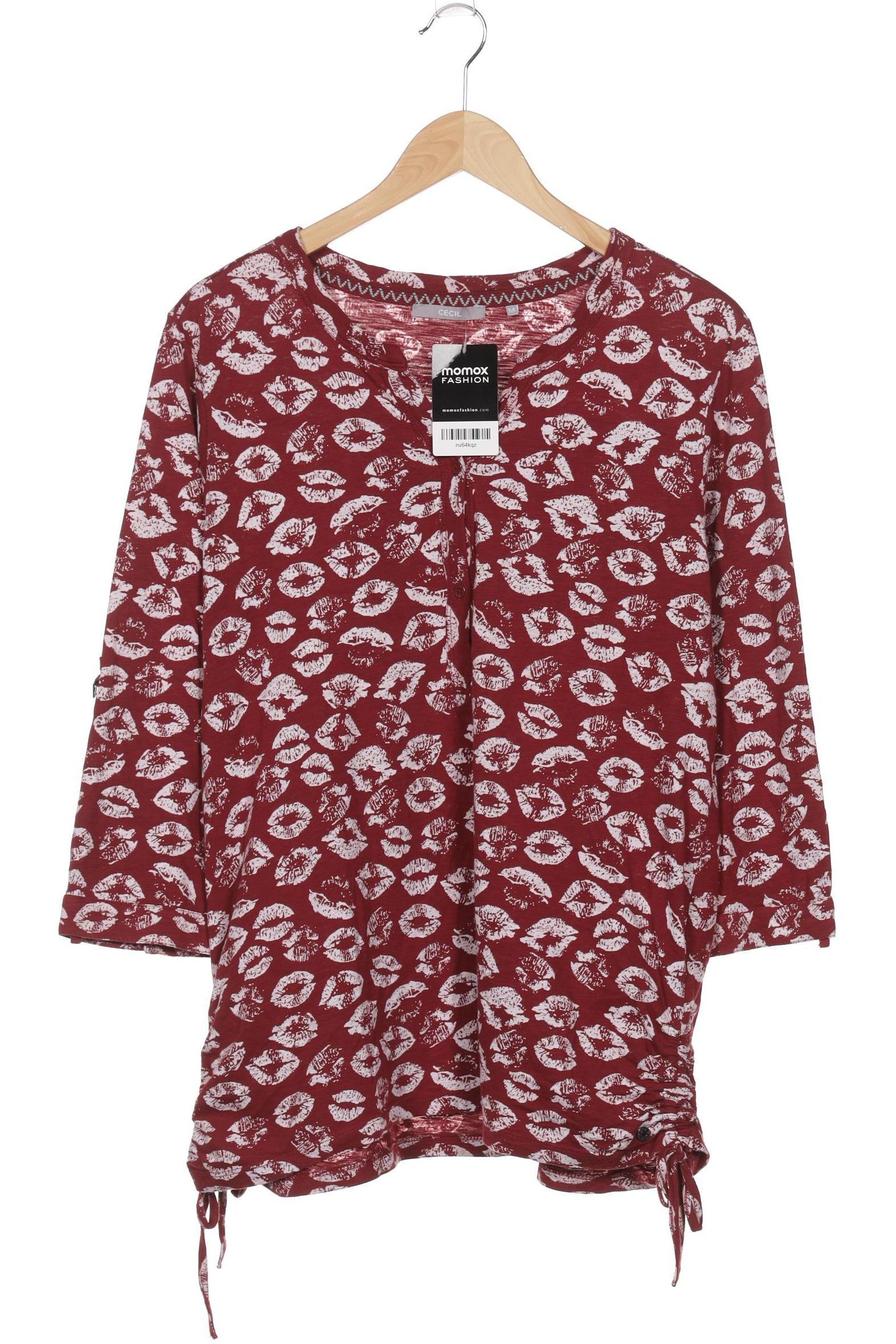

Cecil Damen Langarmshirt, bordeaux, Gr. 38