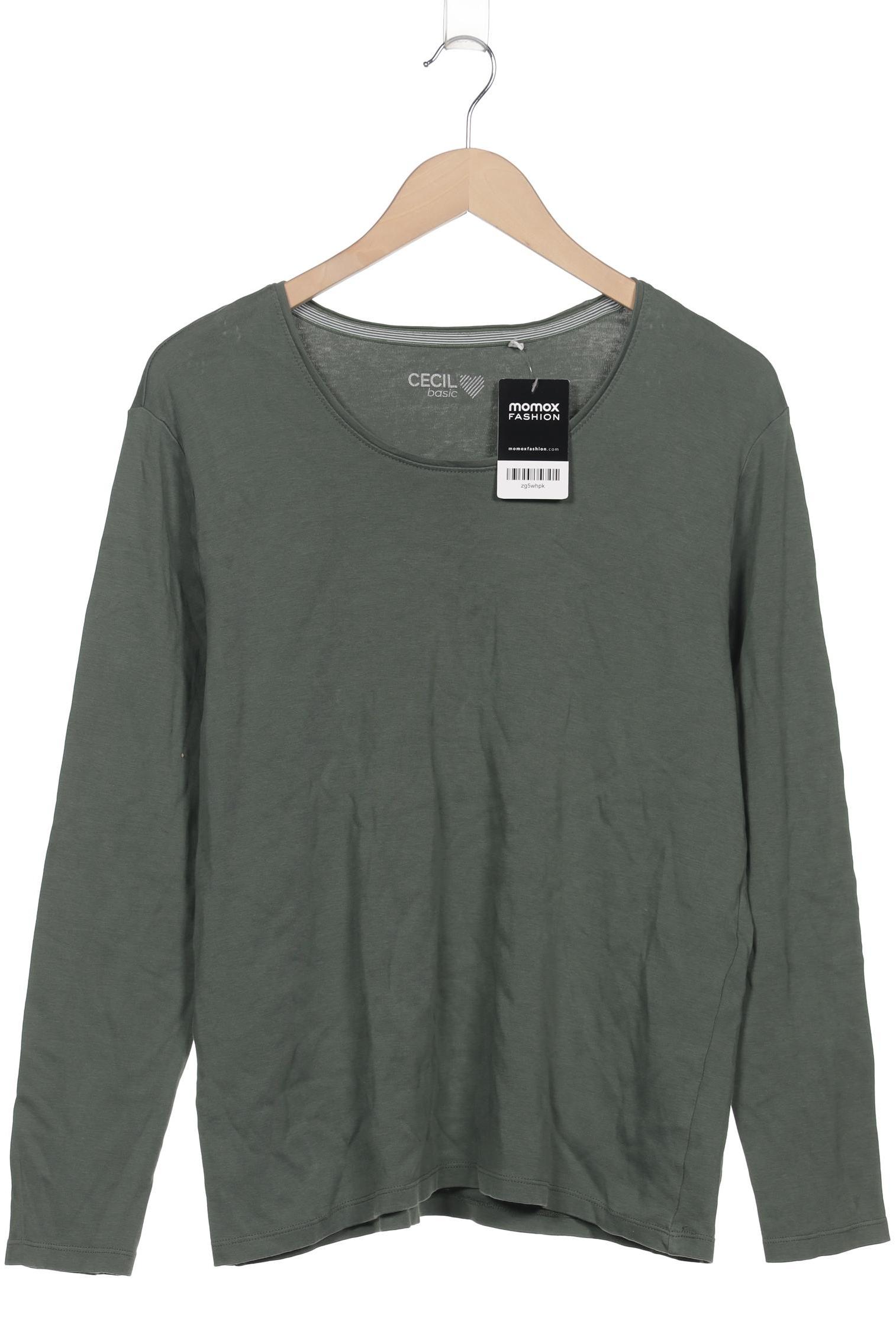 

Cecil Damen Langarmshirt, grün, Gr. 46