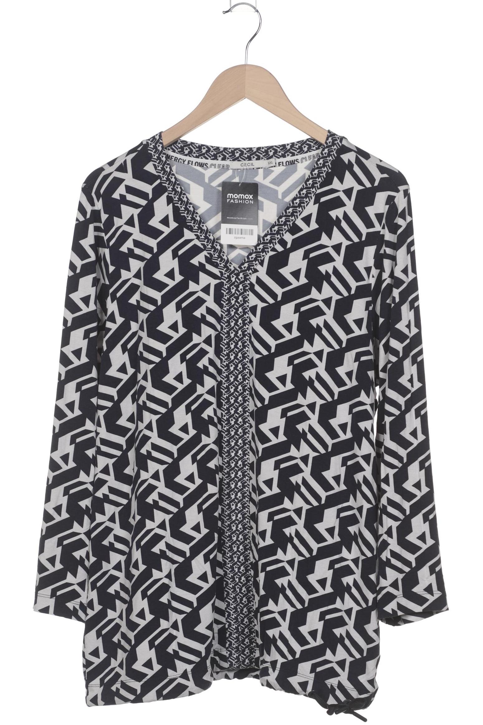 

Cecil Damen Langarmshirt, marineblau, Gr. 46
