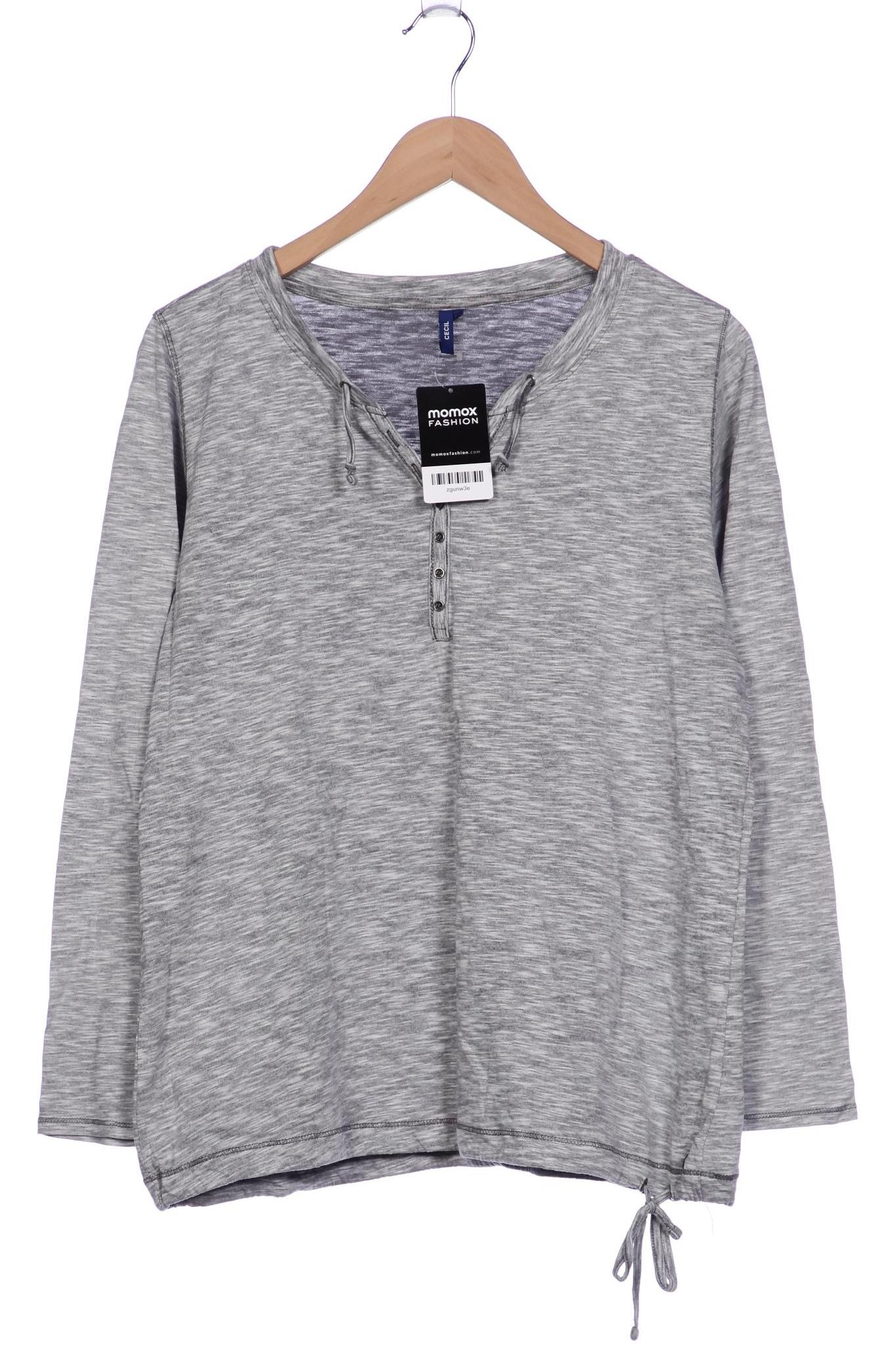 

Cecil Damen Langarmshirt, grau, Gr. 42