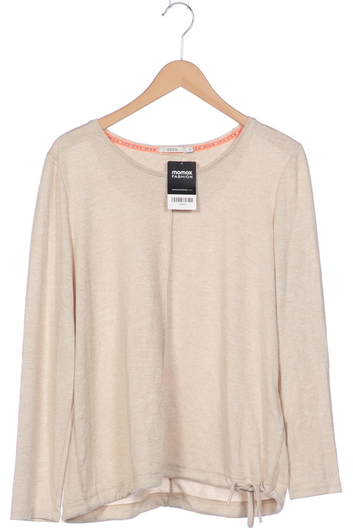 

Cecil Damen Langarmshirt, beige, Gr. 44
