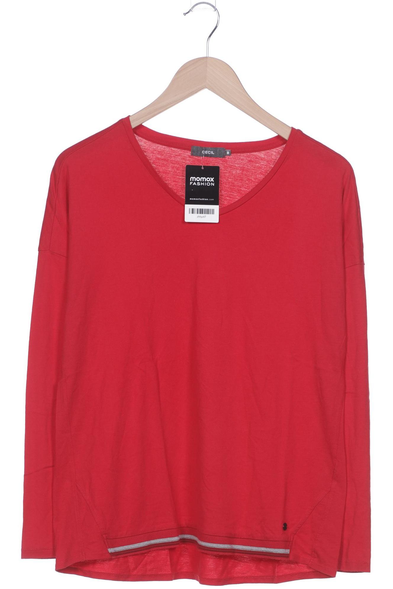 

Cecil Damen Langarmshirt, rot, Gr. 38