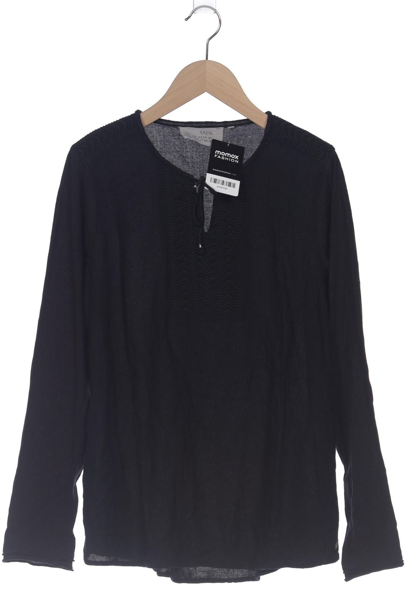 

Cecil Damen Langarmshirt, marineblau, Gr. 42