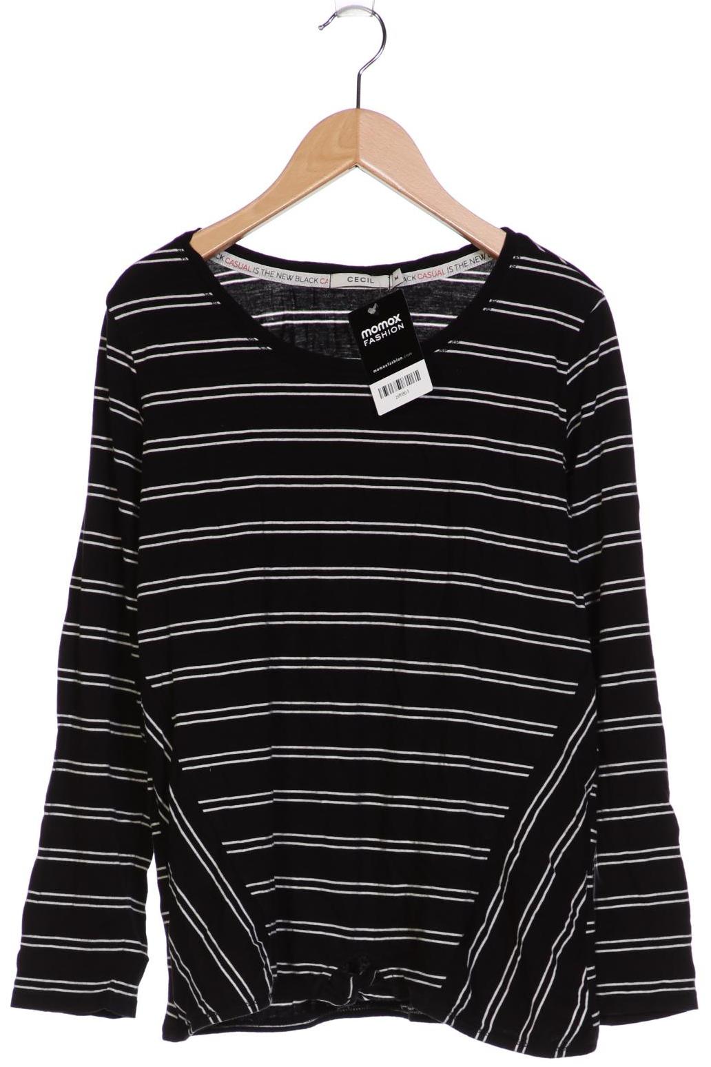 

Cecil Damen Langarmshirt, schwarz, Gr. 38