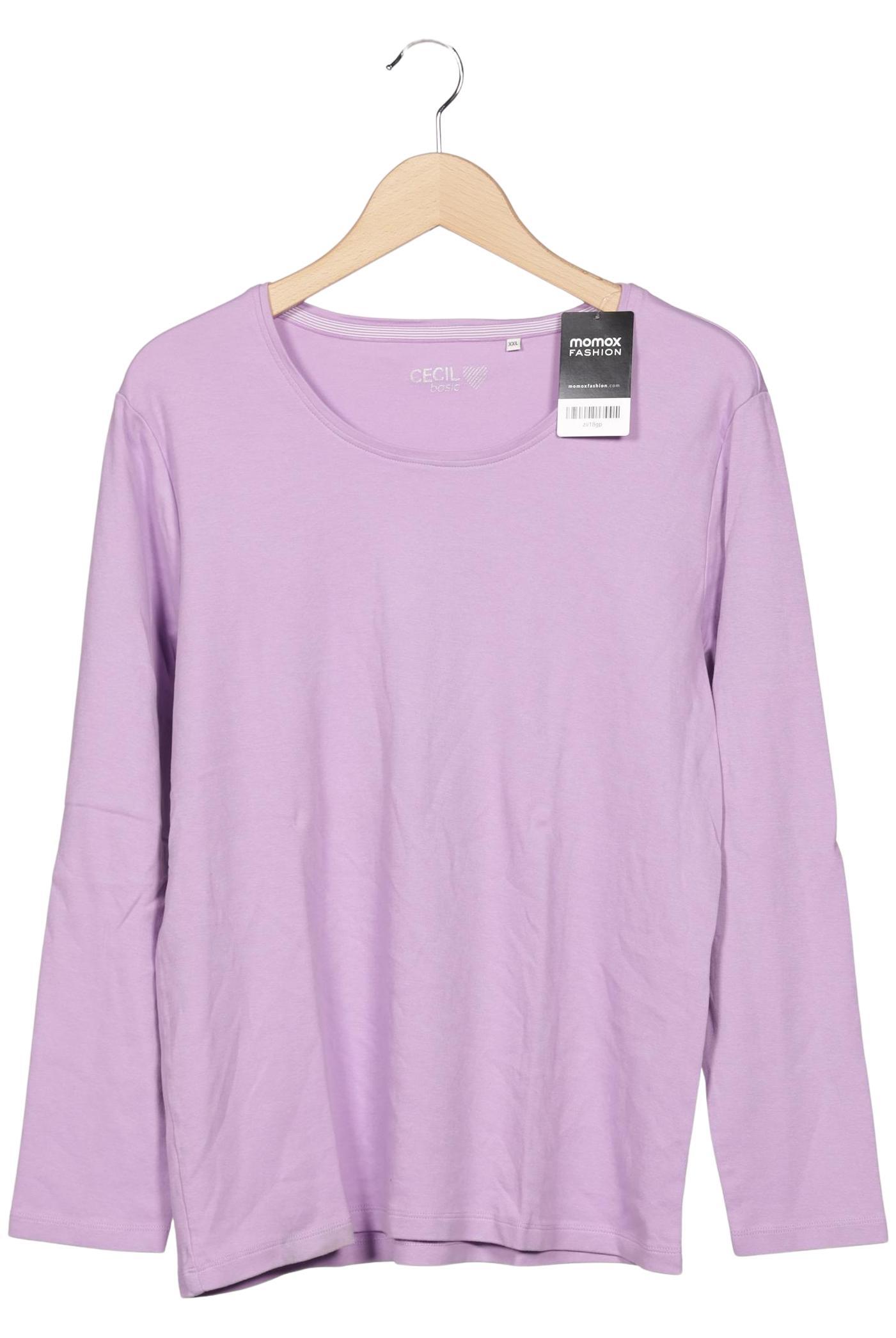 

Cecil Damen Langarmshirt, flieder, Gr. 46