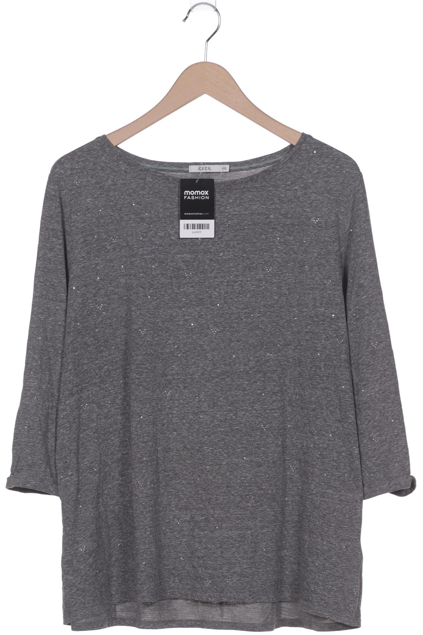 

Cecil Damen Langarmshirt, grau, Gr. 46