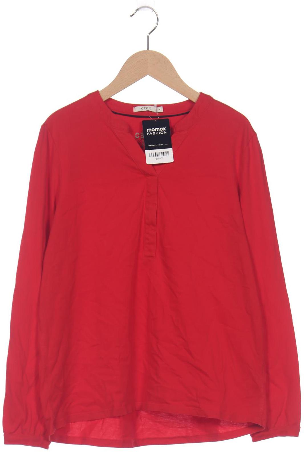 

Cecil Damen Langarmshirt, rot, Gr. 38