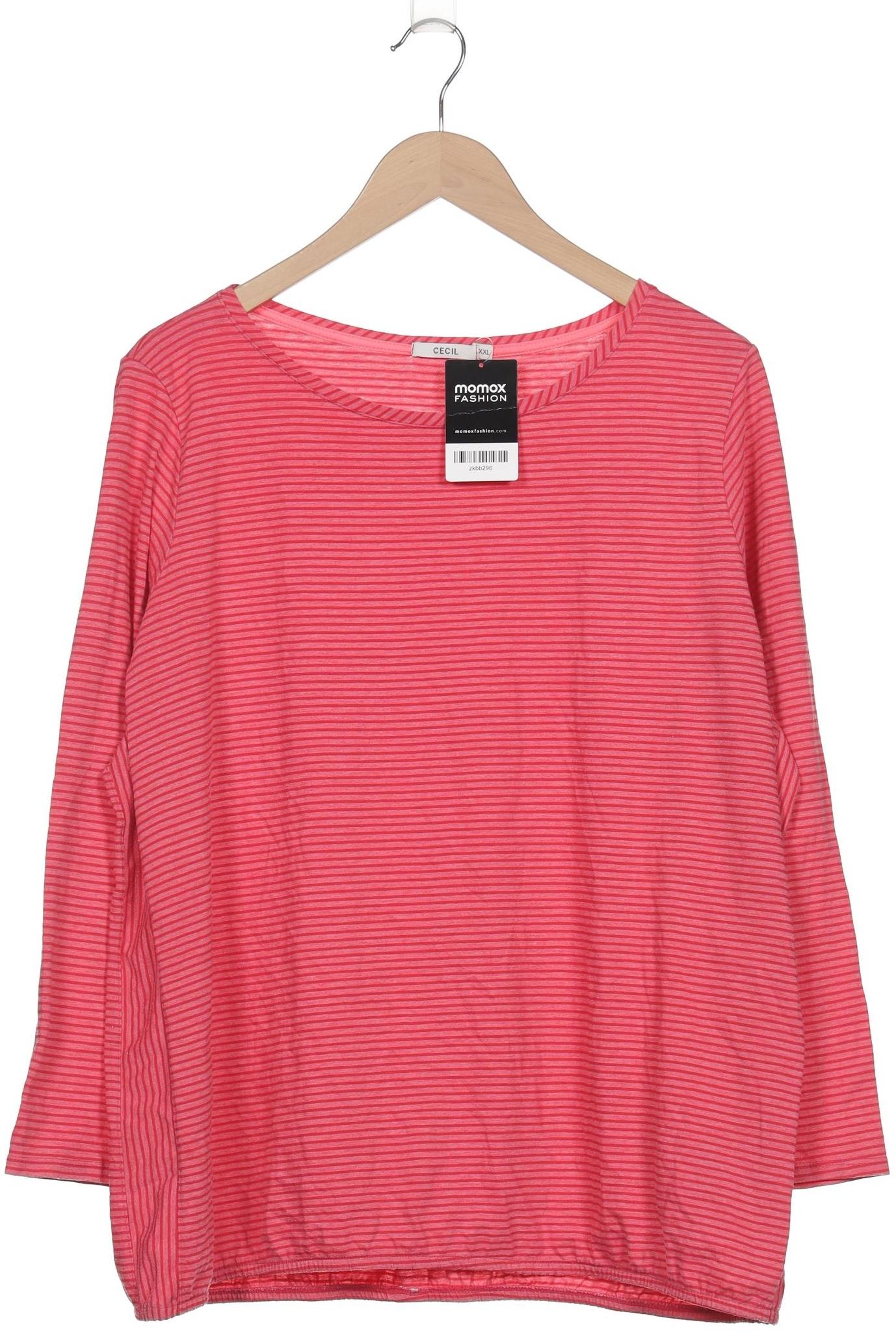 

Cecil Damen Langarmshirt, pink, Gr. 46