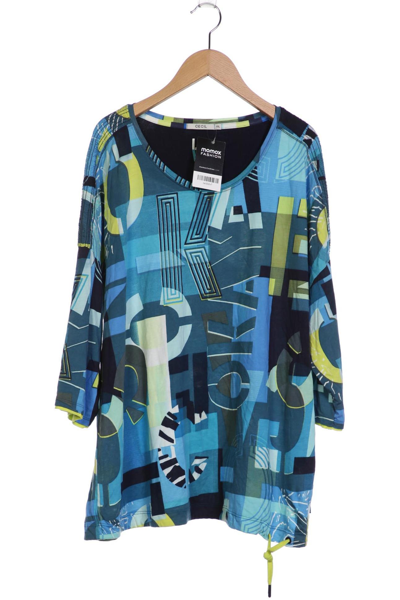 

Cecil Damen Langarmshirt, blau, Gr. 46