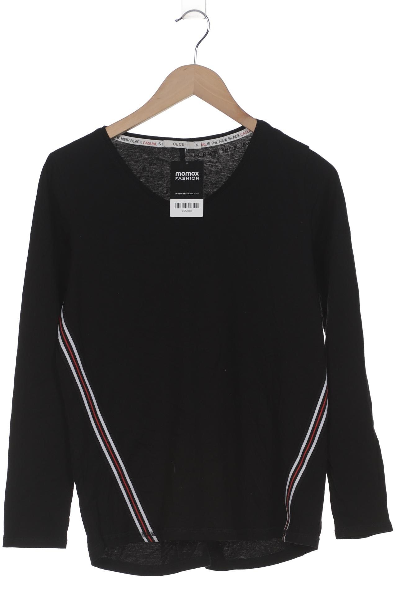 

Cecil Damen Langarmshirt, schwarz, Gr. 38