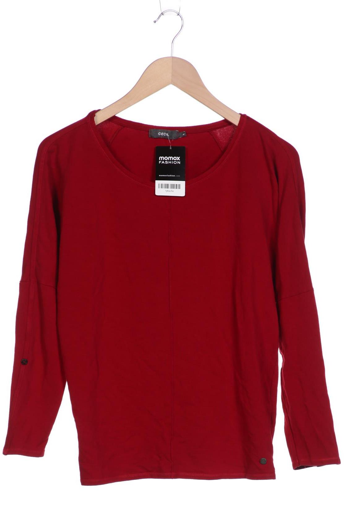 

CECIL Damen Langarmshirt, bordeaux