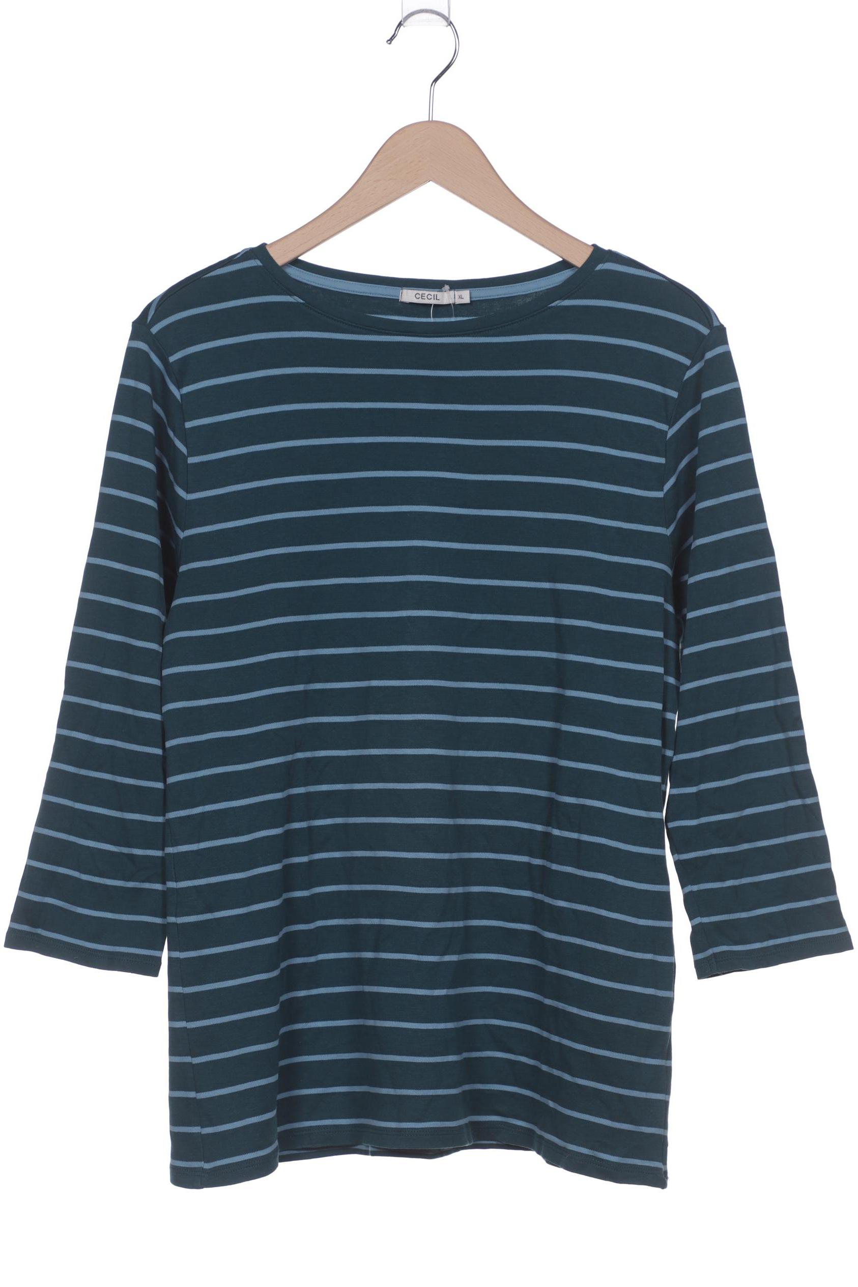 

Cecil Damen Langarmshirt, türkis, Gr. 46