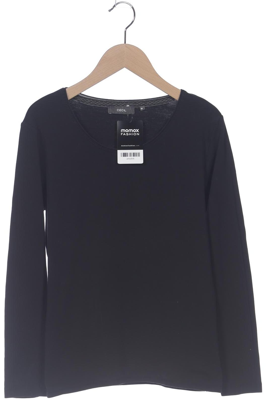 

Cecil Damen Langarmshirt, schwarz, Gr. 38