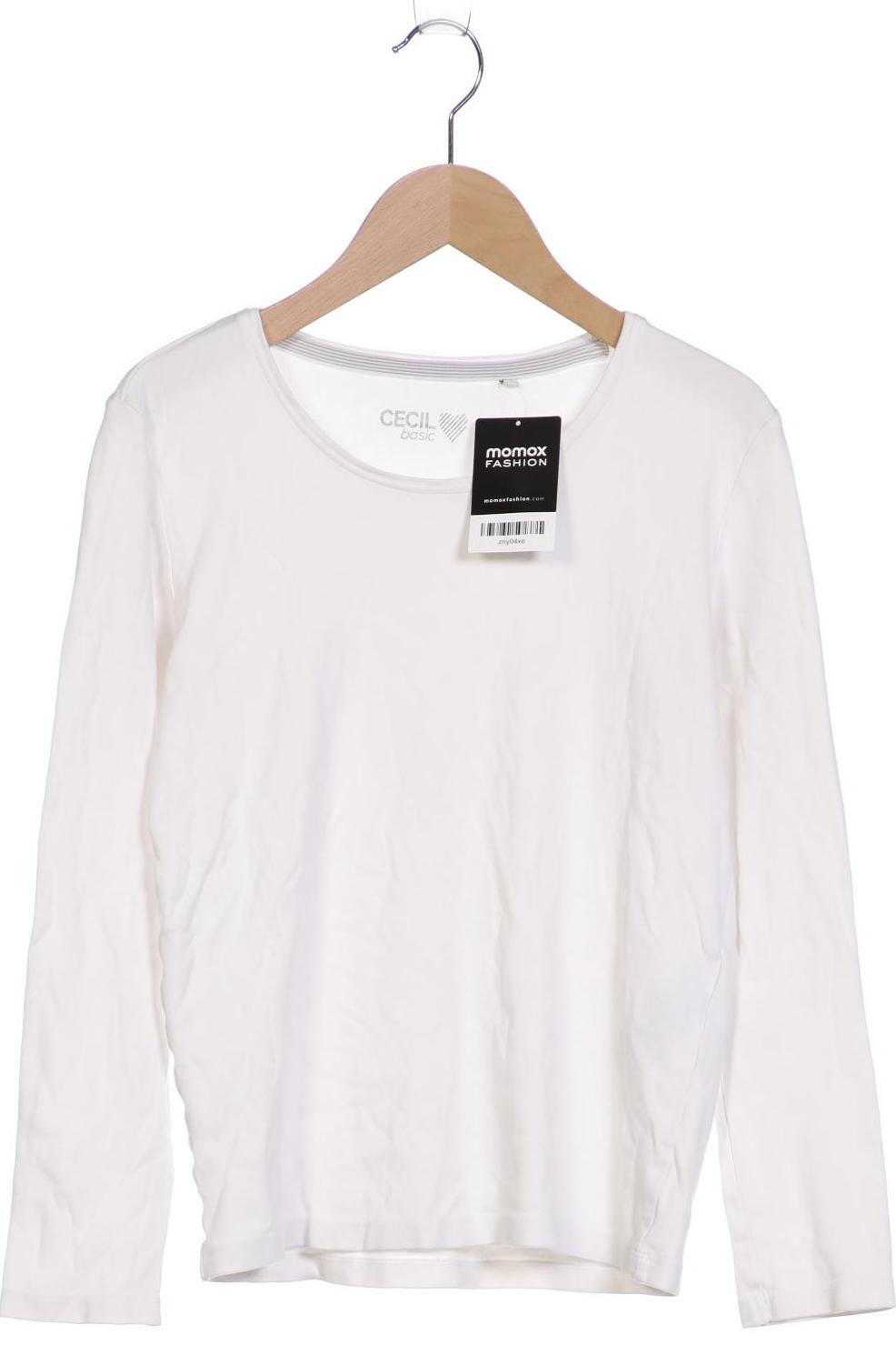 

CECIL Damen Langarmshirt, weiß