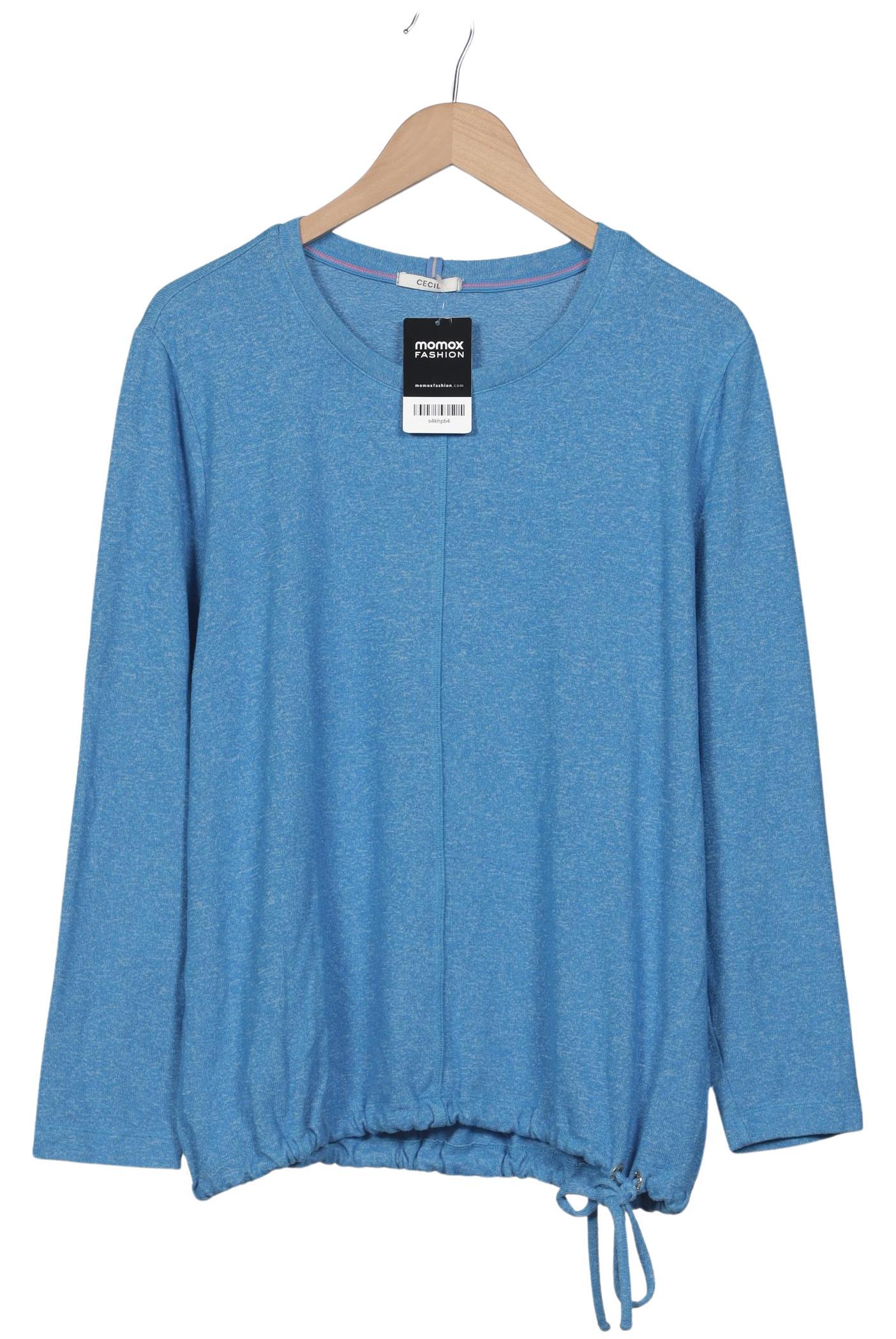 

Cecil Damen Langarmshirt, hellblau, Gr. 48