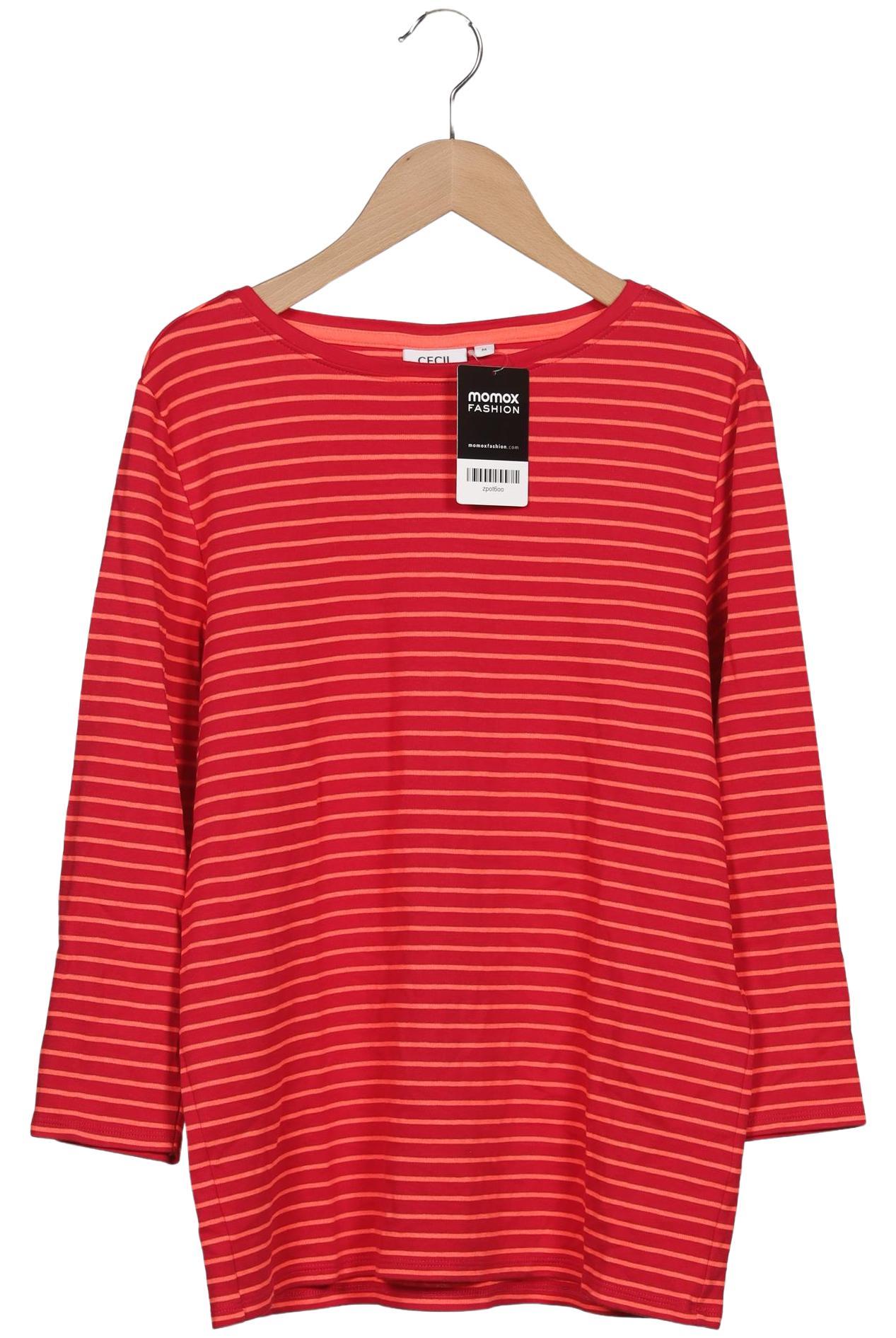 

Cecil Damen Langarmshirt, rot, Gr. 38
