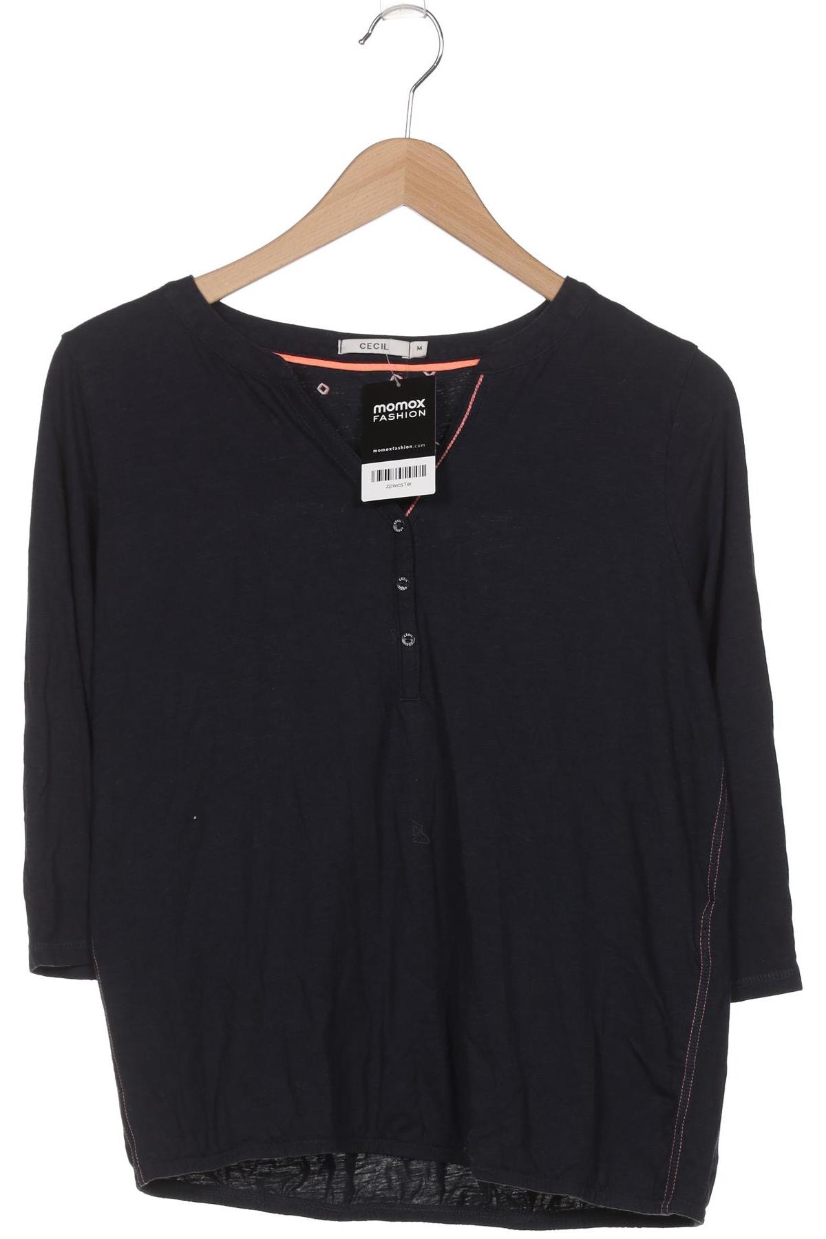 

Cecil Damen Langarmshirt, marineblau, Gr. 38