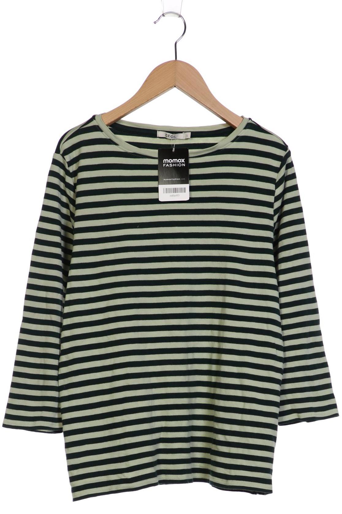 

Cecil Damen Langarmshirt, grün, Gr. 42