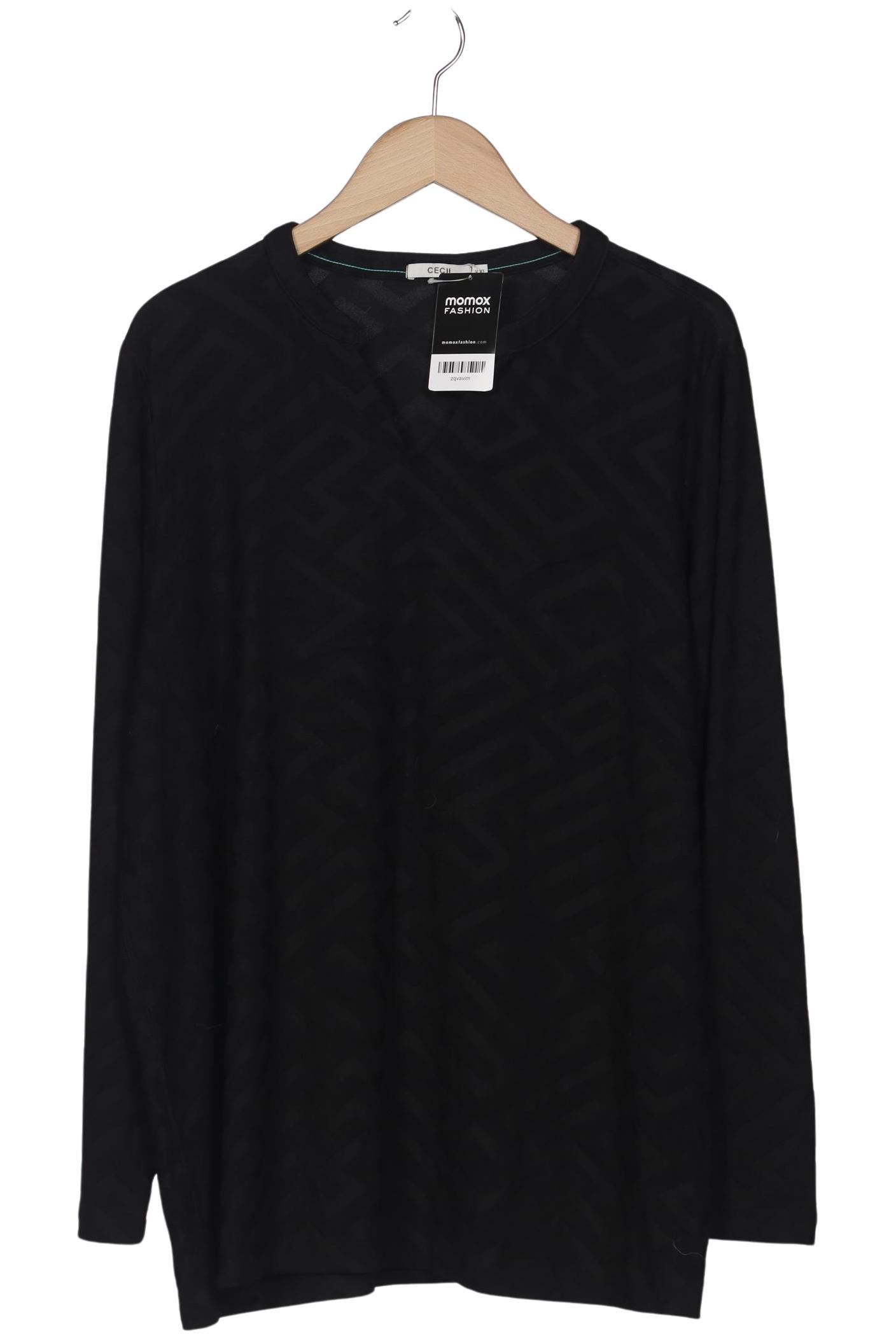 

Cecil Damen Langarmshirt, schwarz, Gr. 46