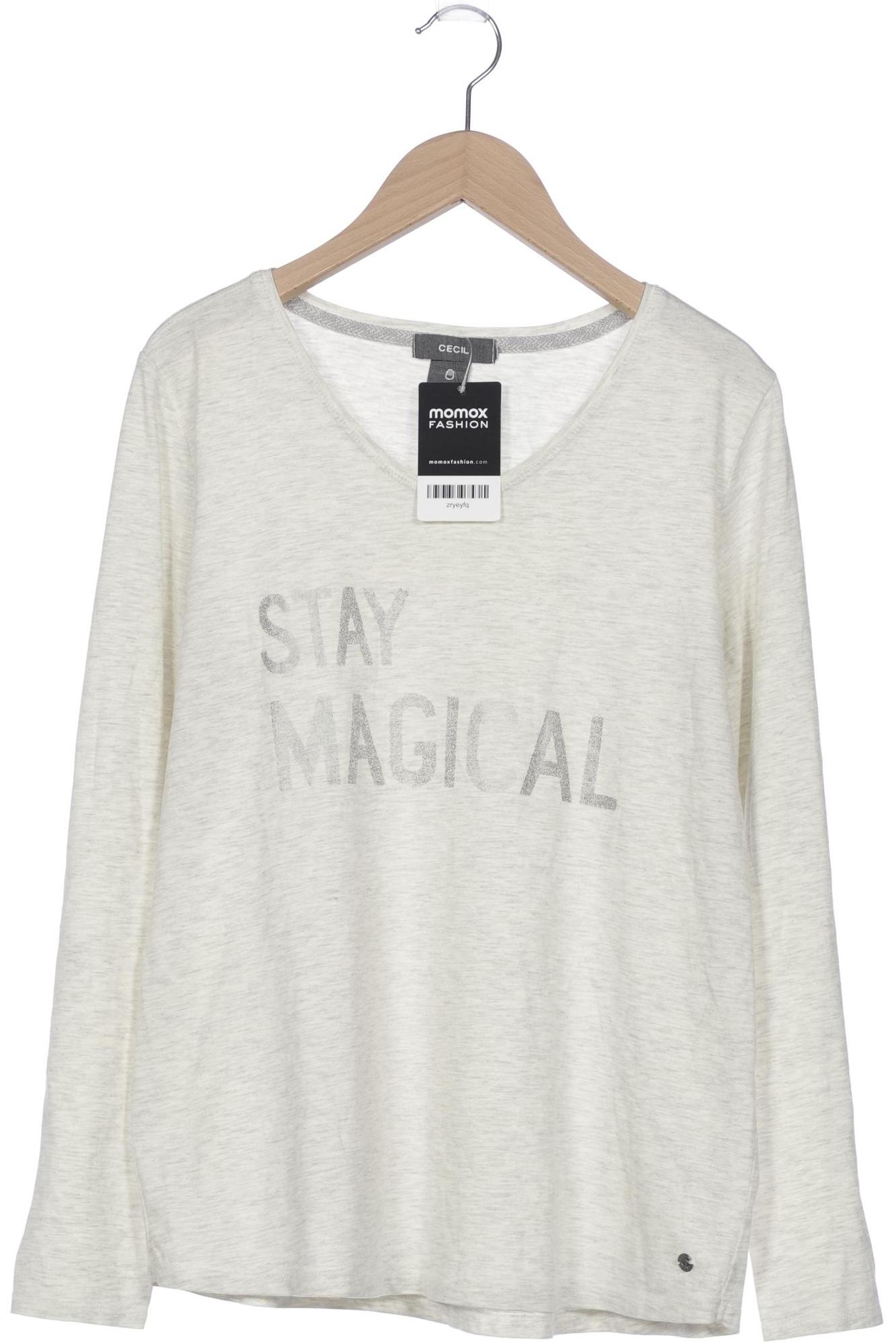 

Cecil Damen Langarmshirt, grau, Gr. 38
