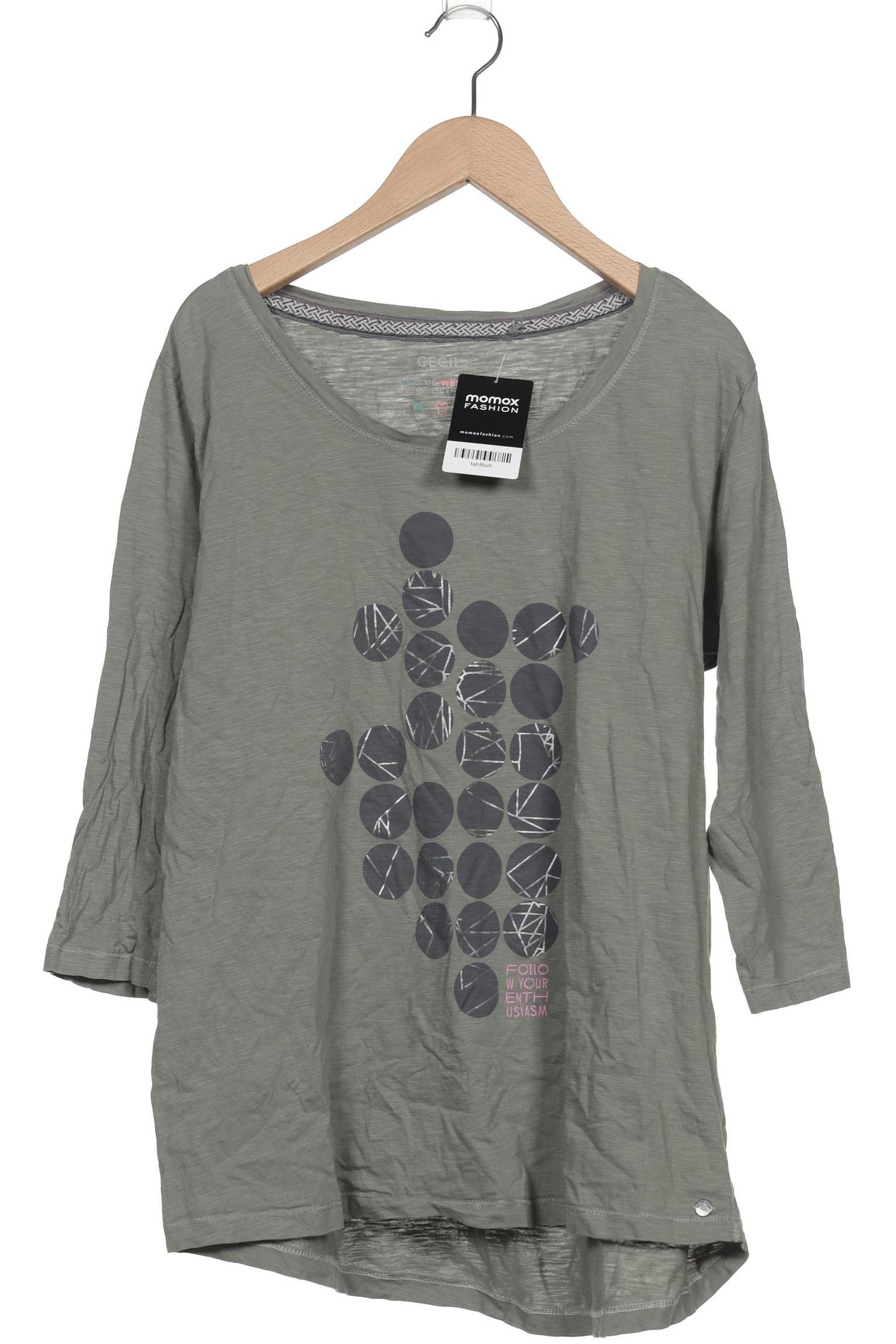 

Cecil Damen Langarmshirt, grün, Gr. 44