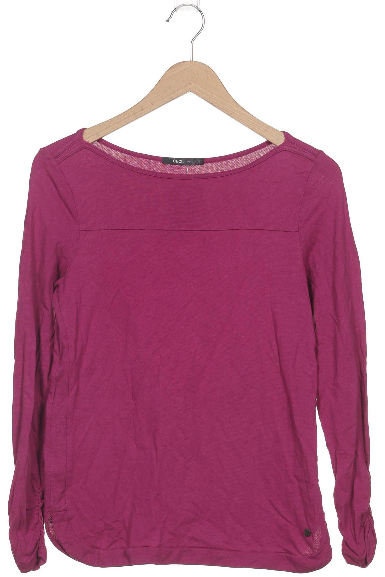 

Cecil Damen Langarmshirt, flieder, Gr. 36