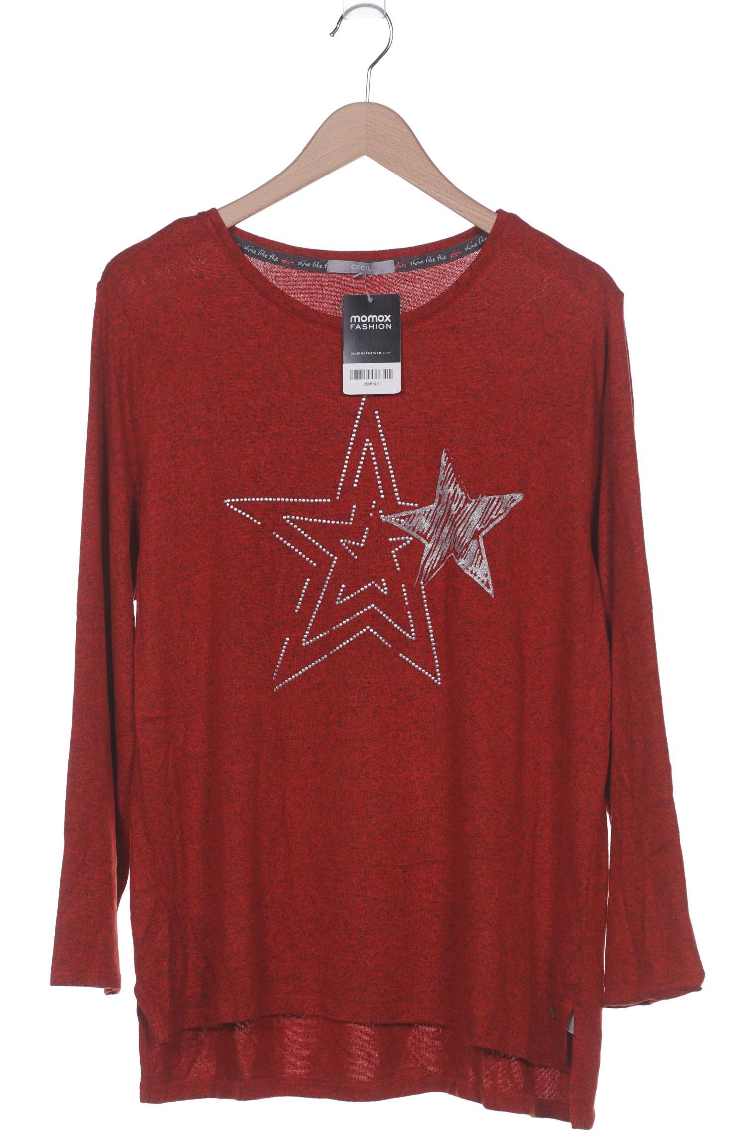 

Cecil Damen Langarmshirt, rot, Gr. 46