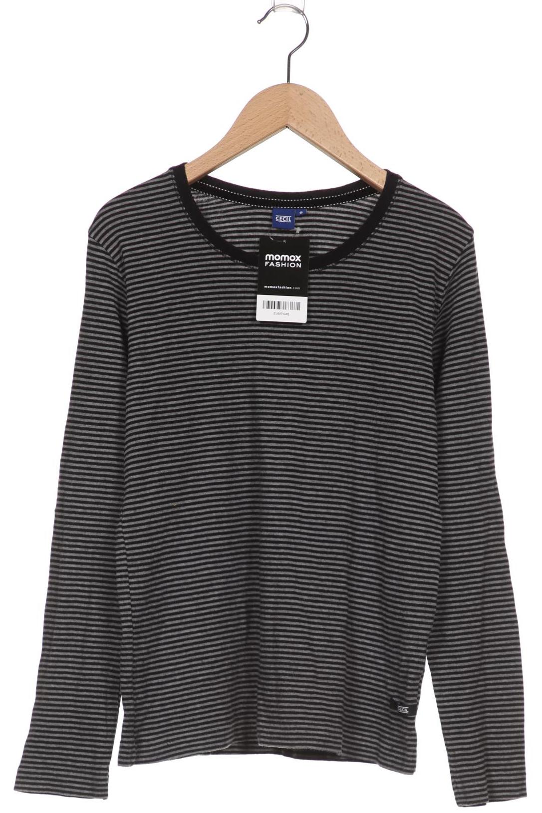 

Cecil Damen Langarmshirt, grau, Gr. 36