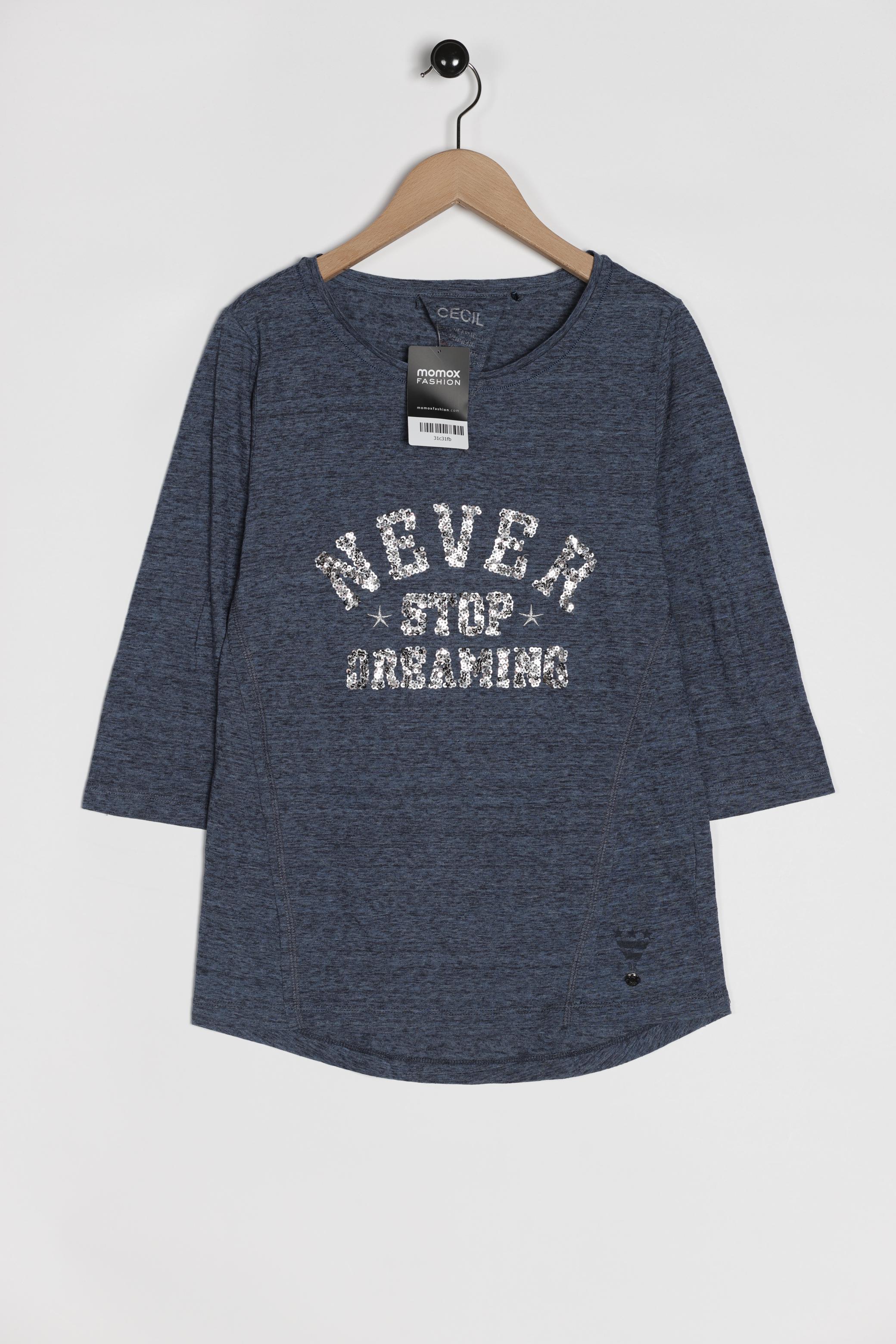

CECIL Damen Langarmshirt, blau