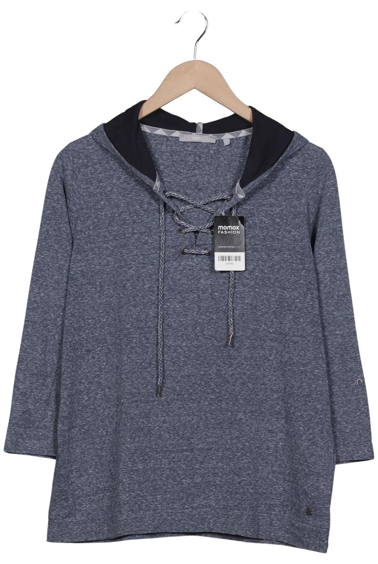 

Cecil Damen Langarmshirt, marineblau, Gr. 42