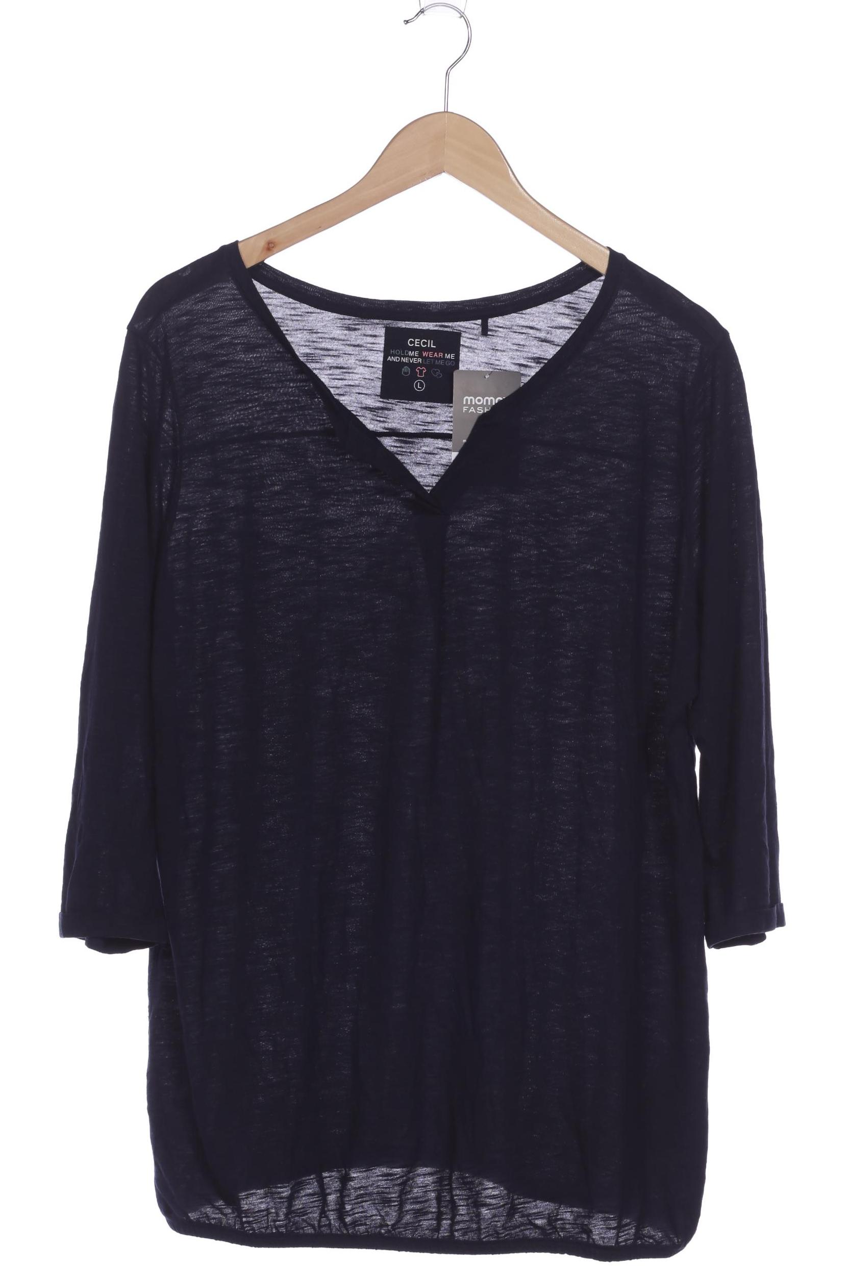 

Cecil Damen Langarmshirt, blau, Gr. 42