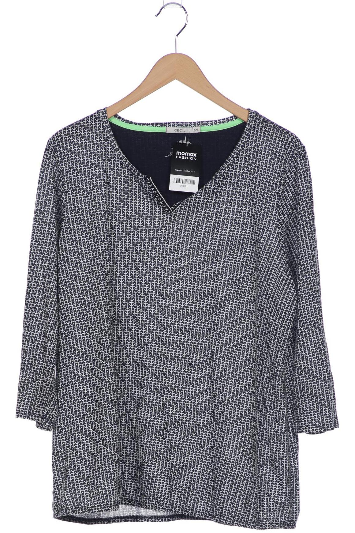 

Cecil Damen Langarmshirt, marineblau, Gr. 46