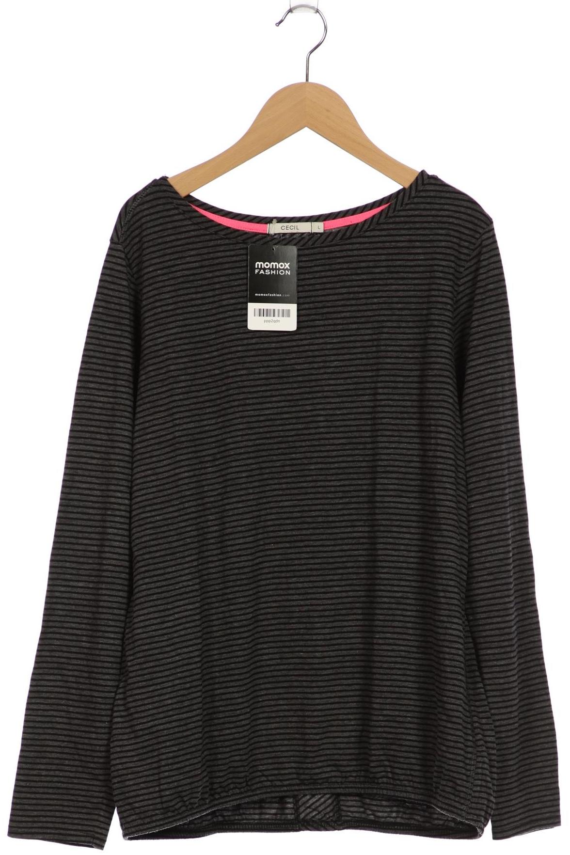 

Cecil Damen Langarmshirt, grau, Gr. 42