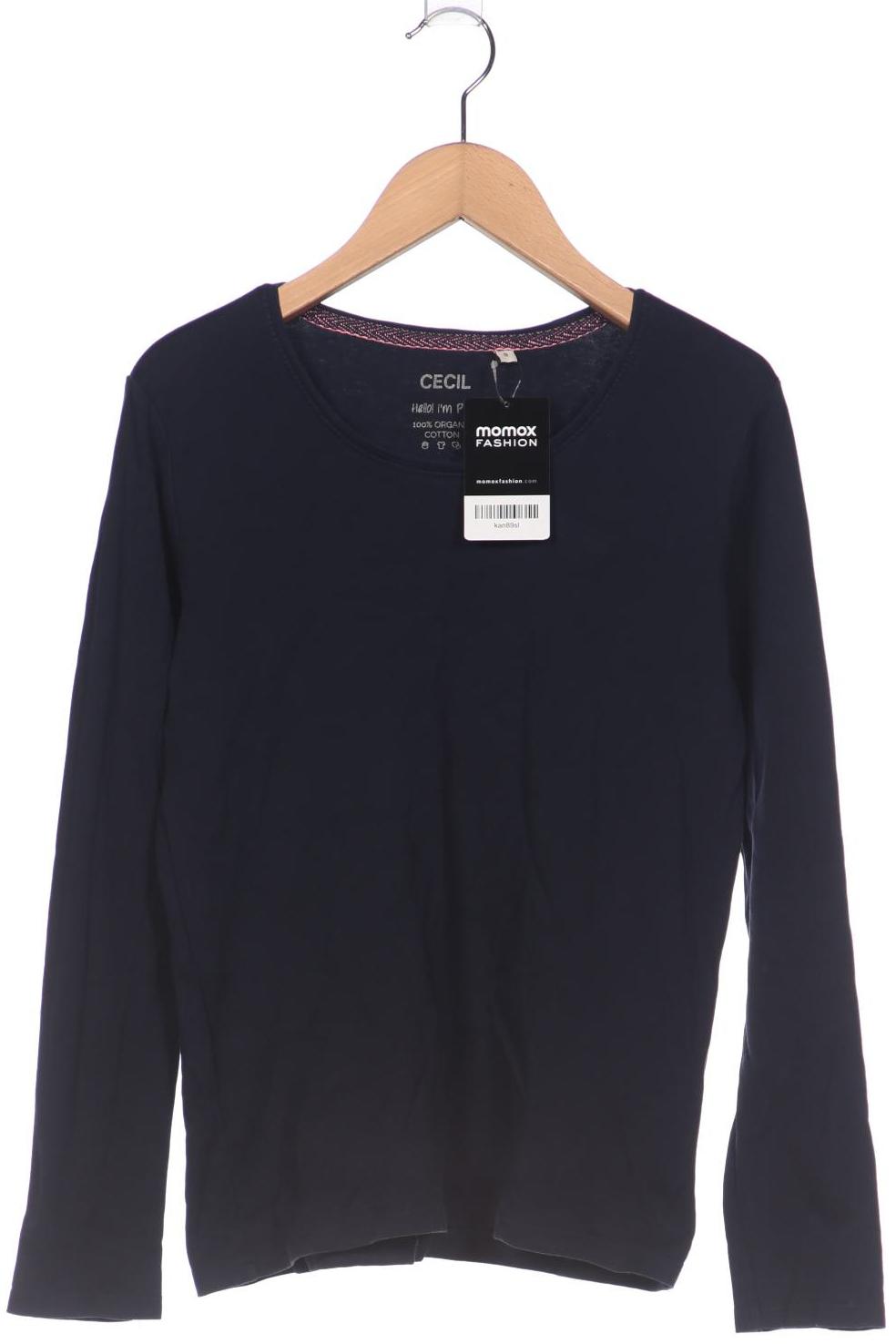 

Cecil Damen Langarmshirt, marineblau, Gr. 36