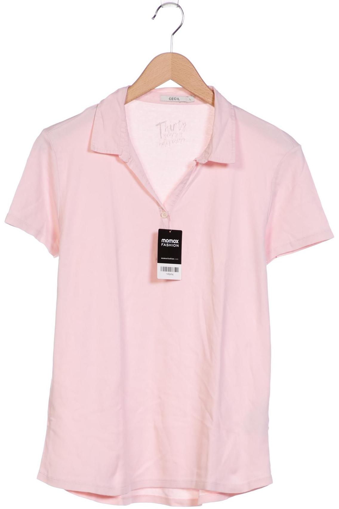 

Cecil Damen Poloshirt, pink, Gr. 42