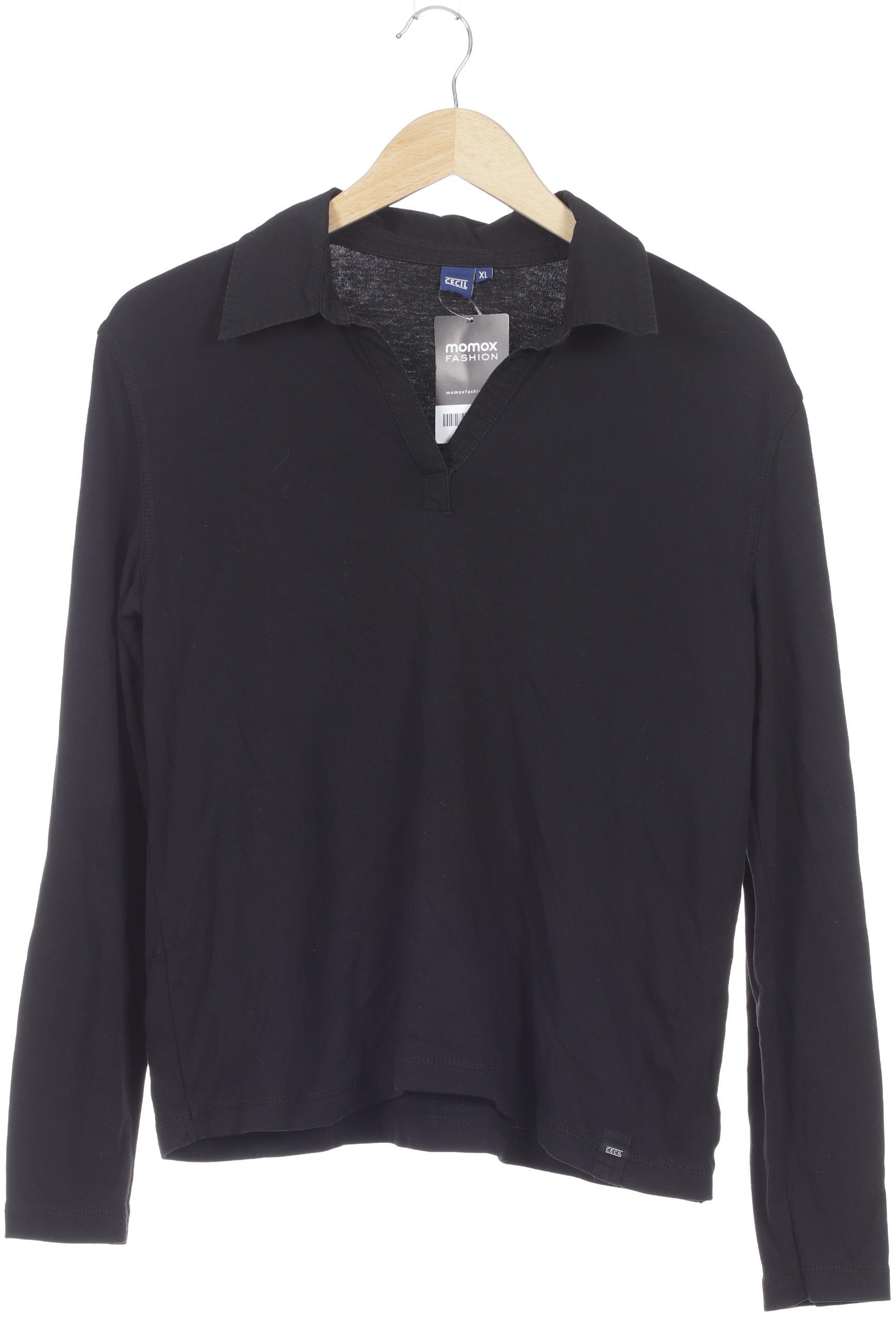 

Cecil Damen Poloshirt, schwarz, Gr. 44