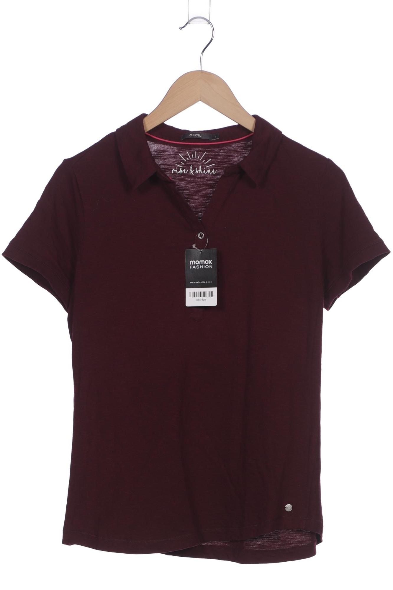 

Cecil Damen Poloshirt, bordeaux, Gr. 42