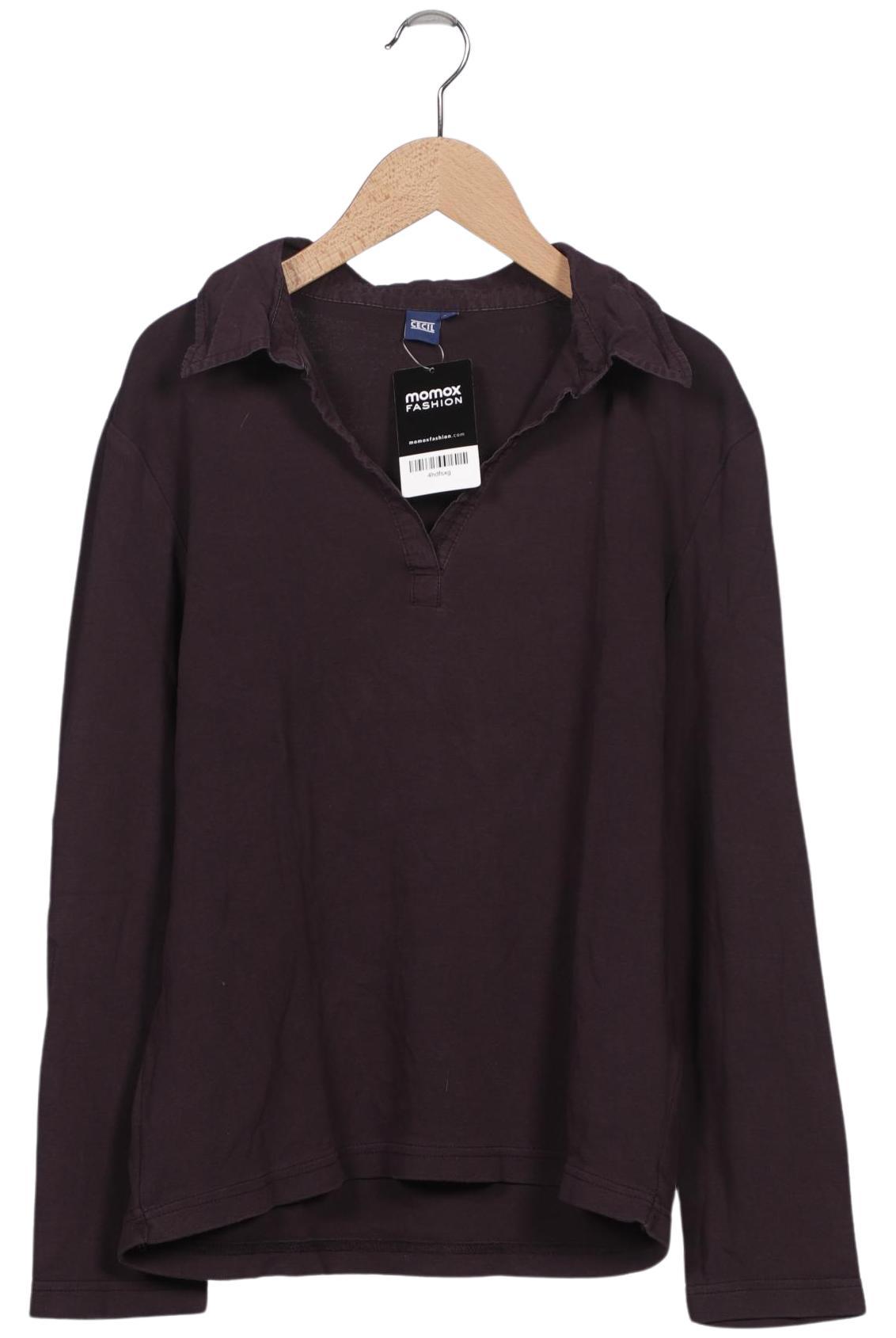 Thumbnail - Cecil Damen Poloshirt, bordeaux, Gr. 46