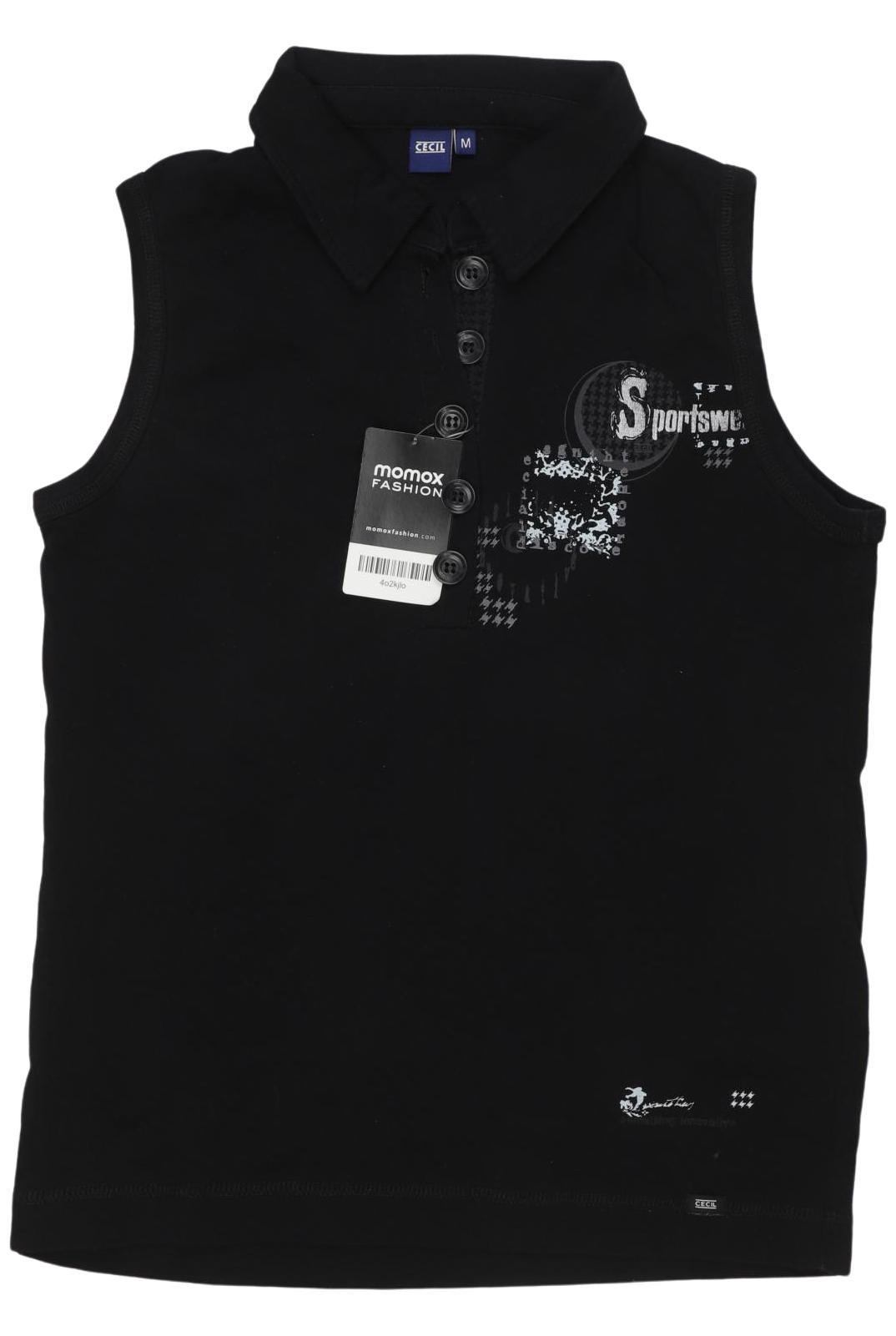 

Cecil Damen Poloshirt, schwarz, Gr. 38